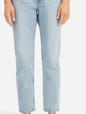 Everlane Light Wash Straight Leg Jeans